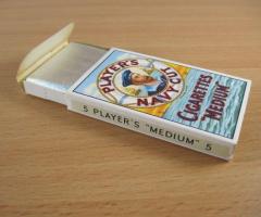 5  Players Navy Cut Medium cigarettes c.1950 - unopened - [TC1] - Image 4