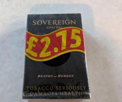 Sovereign King size price marked £2.75